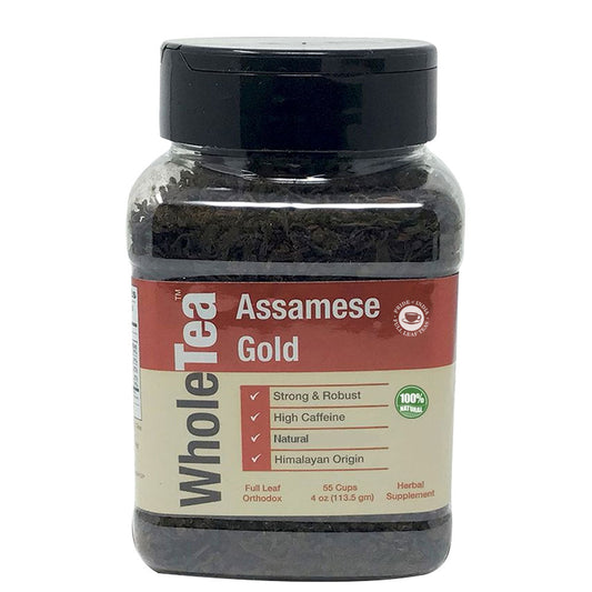 WHOLETEA Natural Assam Breakfast Black Full Leaf Tea