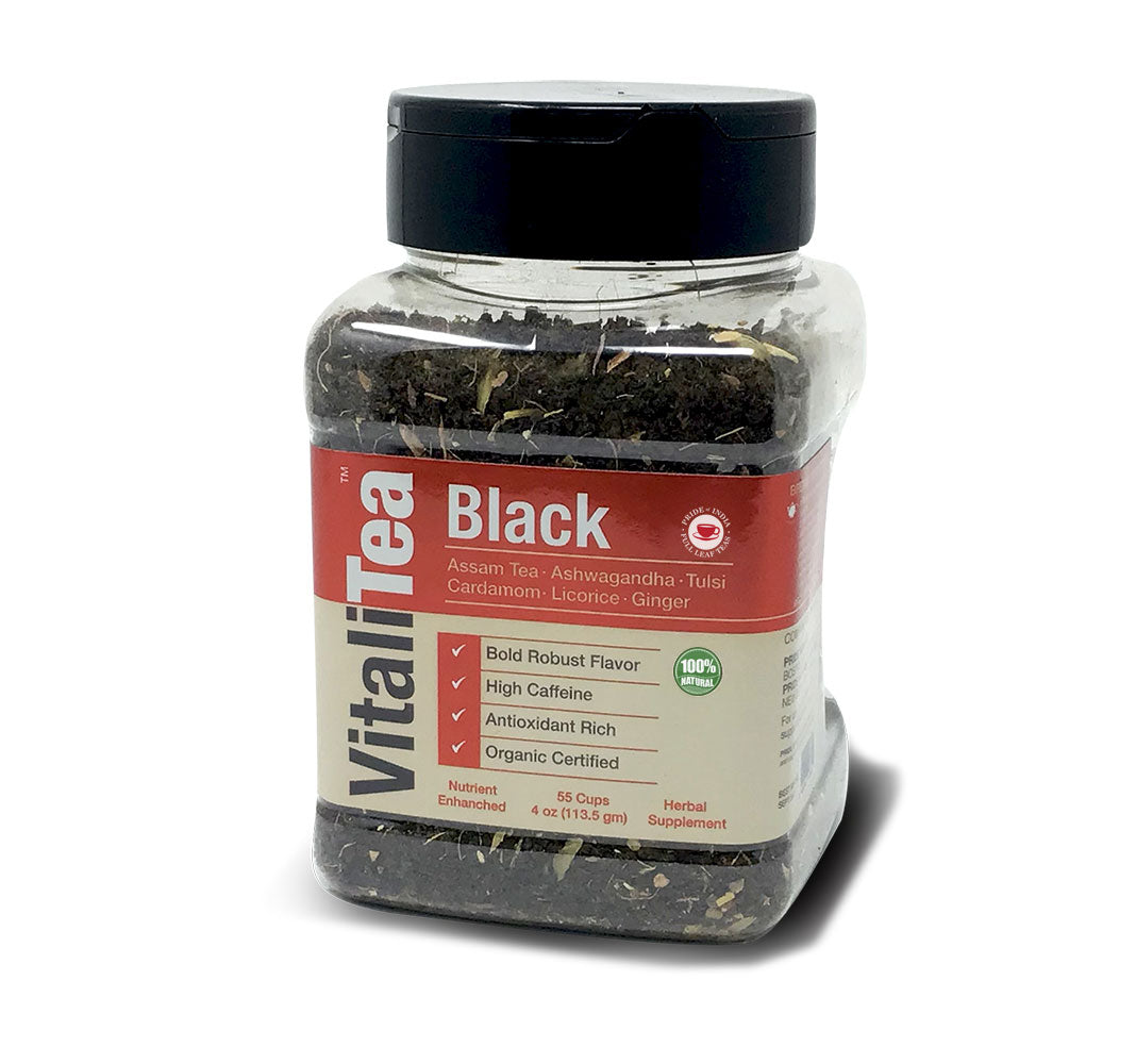 VITALITEA Natural Black Loose Leaf Herbal Health Tea