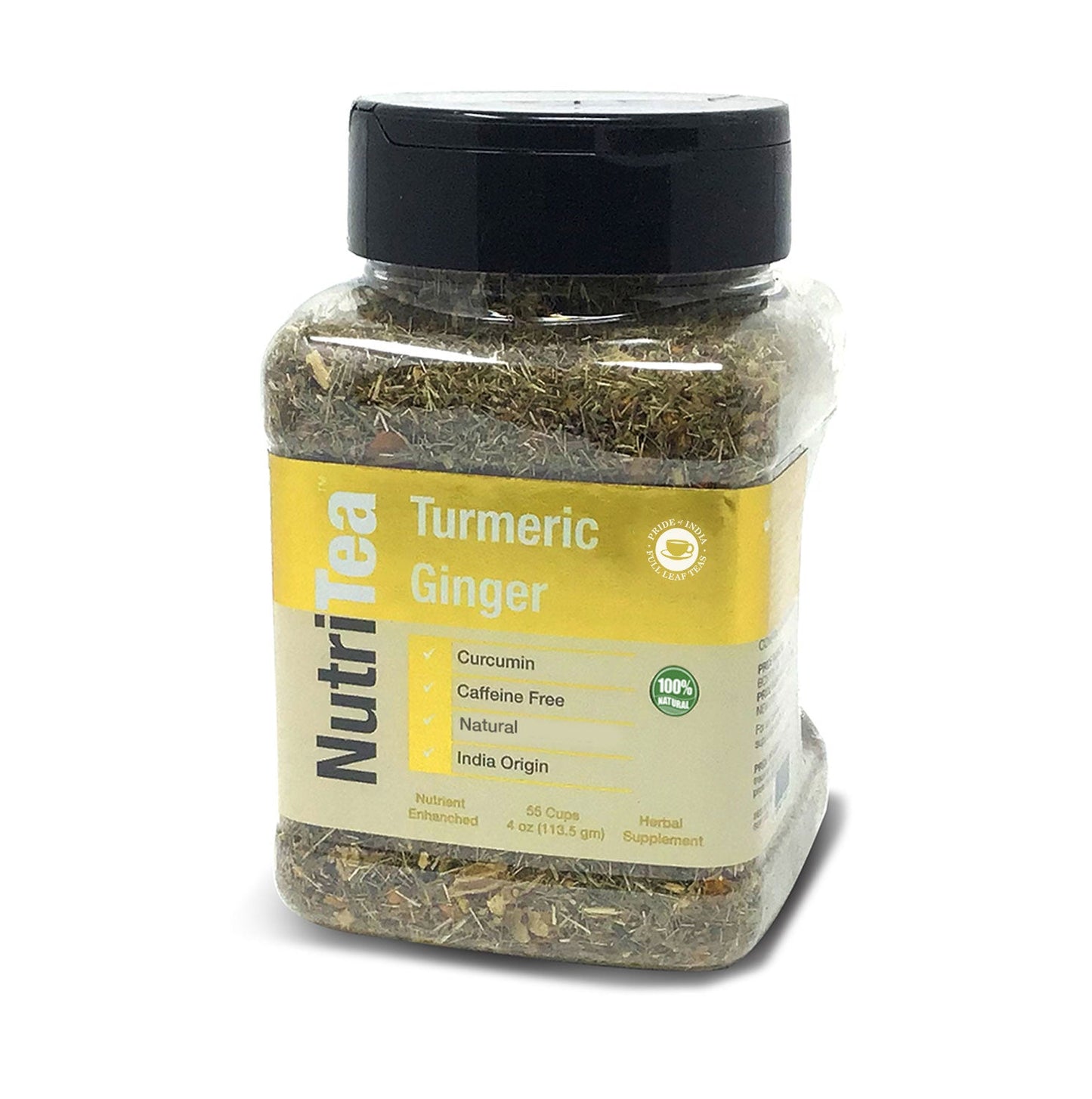 NUTRITEA Natural Turmeric Ginger Loose Leaf Tea